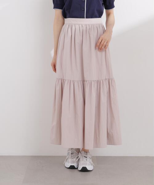 PROPORTION BODY DRESSING(プロポーションボディドレッシング)の「【加藤栞さん着用】タフタギャザースカート / 1216120403(スカート・レディース・ネイビー/ベージュ/イエロー・P/S/MEDIUM/SMALL)」の8枚目の写真