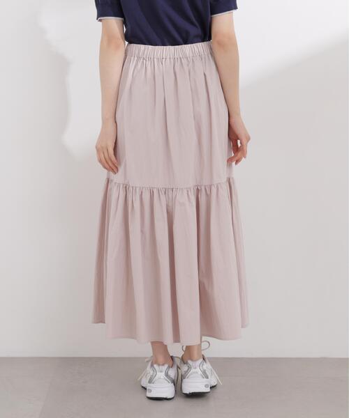 PROPORTION BODY DRESSING(プロポーションボディドレッシング)の「【加藤栞さん着用】タフタギャザースカート / 1216120403(スカート・レディース・ネイビー/ベージュ/イエロー・P/S/MEDIUM/SMALL)」の10枚目の写真