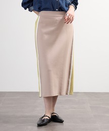 EGLANTINE メッシュサイドライン スウェットスカート