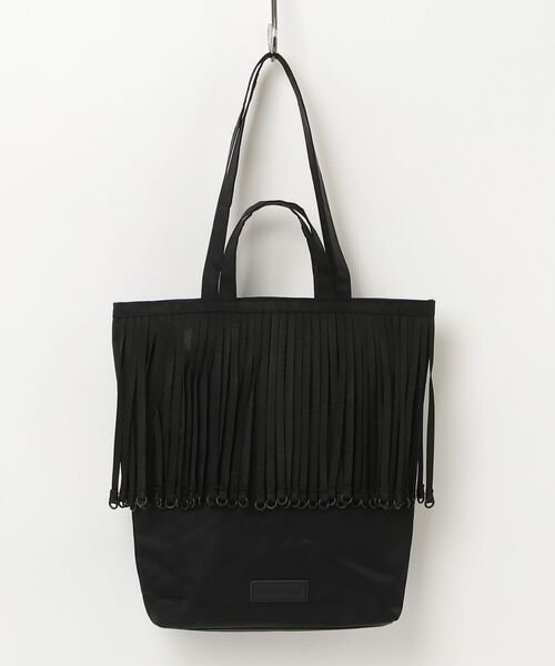 BAICYCLON by Bagjack（バイシクロン バイ バグジャック）の「BAICYCLON by Bagjack / バイシクロンバイバッグジャック TAPE FRINGE TOTE BAG (BCL-127)（トートバッグ・メンズ・ブラック・FREE）」の14枚目の写真