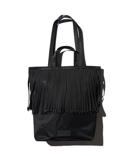 BAICYCLON by Bagjack（バイシクロン バイ バグジャック）の「BAICYCLON by Bagjack / バイシクロンバイバッグジャック TAPE FRINGE TOTE BAG (BCL-127)（トートバッグ・メンズ・ブラック・FREE）」の5枚目の写真