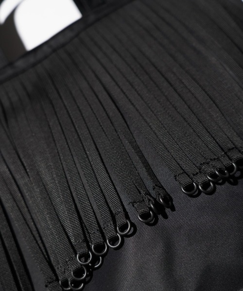 BAICYCLON by Bagjack（バイシクロン バイ バグジャック）の「BAICYCLON by Bagjack / バイシクロンバイバッグジャック TAPE FRINGE TOTE BAG (BCL-127)（トートバッグ・メンズ・ブラック・FREE）」の6枚目の写真