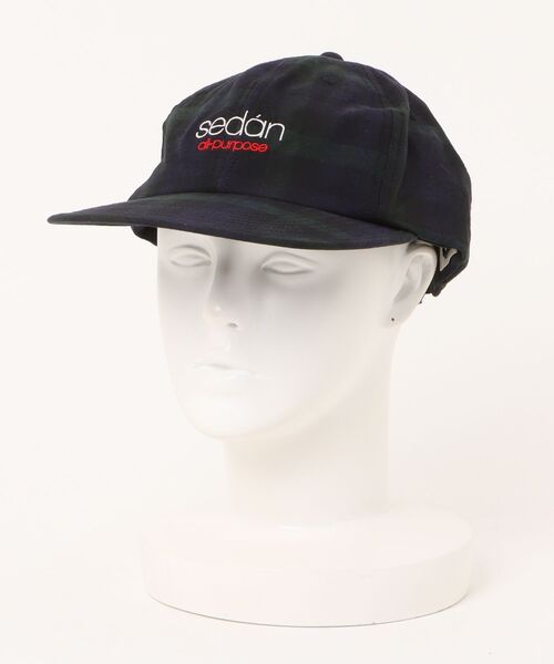 Bshop（ビショップ）の「SEDAN ALL-PURPOSE | Classic Logo Cotton Linen Cap（キャップ・メンズ・ブラック系その他/グリーン系その他・ONE）」の2枚目の写真