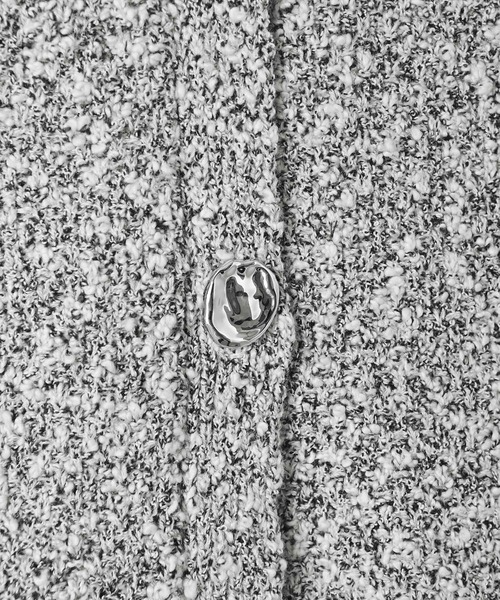 STYLE DELI（スタイルデリ）の「【BLK001】ツイード風ミックススラブベスト（ベスト・レディース・ブラック/ミックスグレー・FREE）」の18枚目の写真