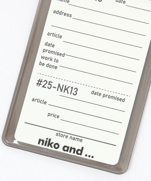niko and...(ニコアンド)の「チャームカードケース(カードケース・レディース・オレンジ/ピンク/ブラック・0)」の11枚目の写真