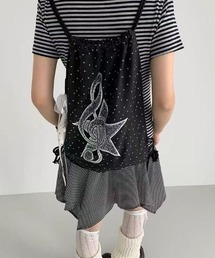 LAC-VERT | メロディプリントナップサック(バックパック/リュック)