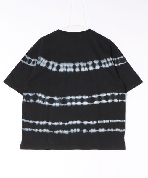 many men many mind(メニーメンメニーマインド)の「MANYMENMANYMINDS / タイダイ染め/ボーダーTEE(Tシャツ/カットソー・メンズ・グレー/ブルー/ブラック・LARGE/X-LARGE/MEDIUM)」の4枚目の写真