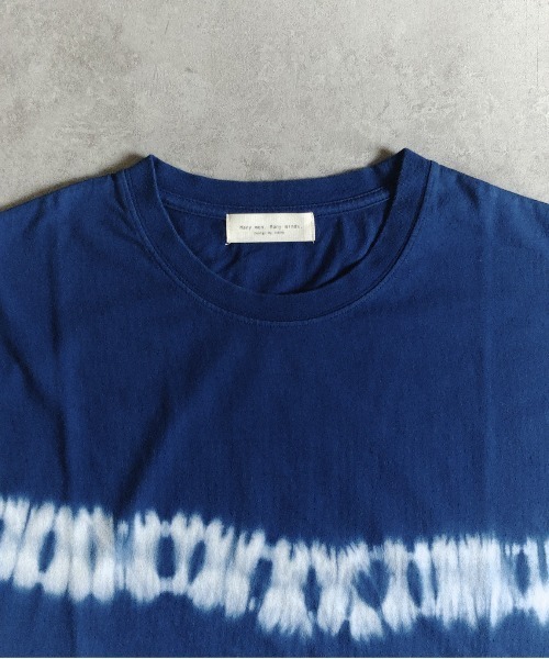 many men many mind(メニーメンメニーマインド)の「MANYMENMANYMINDS / タイダイ染め/ボーダーTEE(Tシャツ/カットソー・メンズ・グレー/ブルー/ブラック・LARGE/X-LARGE/MEDIUM)」の14枚目の写真