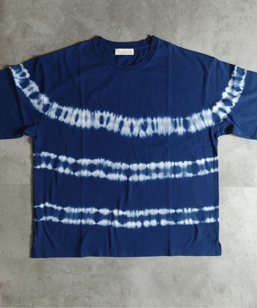 many men many mind(メニーメンメニーマインド)の「MANYMENMANYMINDS / タイダイ染め/ボーダーTEE(Tシャツ/カットソー・メンズ・グレー/ブルー/ブラック・LARGE/X-LARGE/MEDIUM)」の16枚目の写真