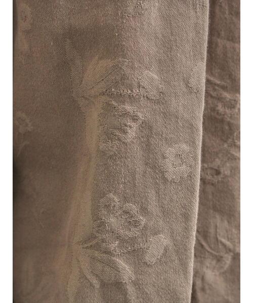 TSUHARU by Samansa Mos2（ツハルバイサマンサモスモス）の「【tukuroi】コットンジャカード製品染め裾フリルパンツ《WEB限定》（その他パンツ・レディース・ピンク/モカ/キナリ/ブラック/グレー・F）」の7枚目の写真