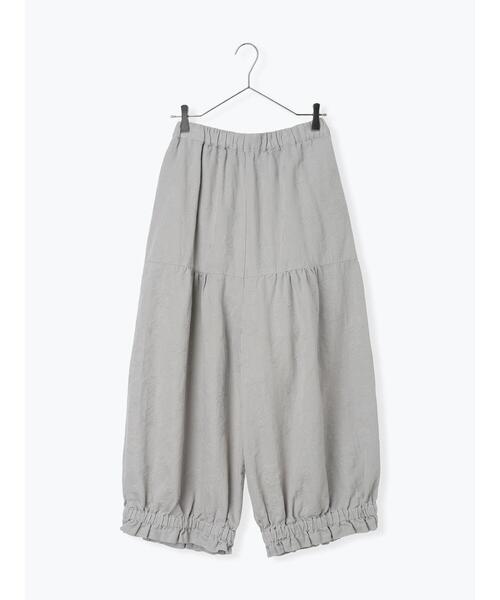 TSUHARU by Samansa Mos2（ツハルバイサマンサモスモス）の「【tukuroi】コットンジャカード製品染め裾フリルパンツ《WEB限定》（その他パンツ・レディース・ピンク/モカ/キナリ/ブラック/グレー・F）」の12枚目の写真