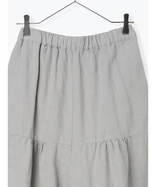 TSUHARU by Samansa Mos2（ツハルバイサマンサモスモス）の「【tukuroi】コットンジャカード製品染め裾フリルパンツ《WEB限定》（その他パンツ・レディース・ピンク/モカ/キナリ/ブラック/グレー・F）」の14枚目の写真