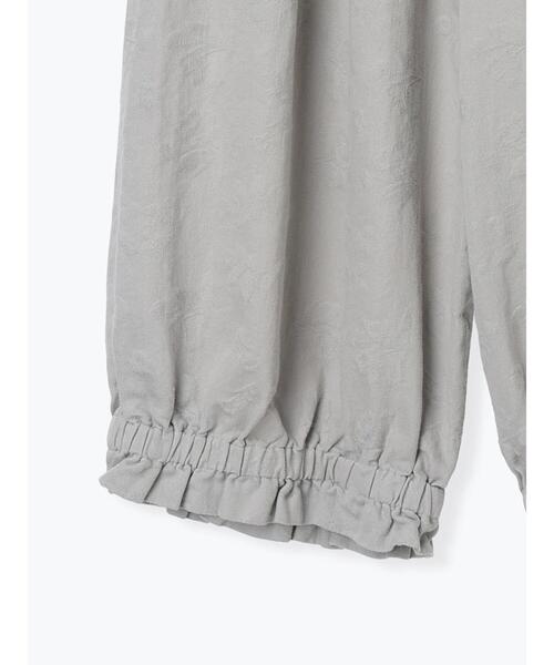 TSUHARU by Samansa Mos2（ツハルバイサマンサモスモス）の「【tukuroi】コットンジャカード製品染め裾フリルパンツ《WEB限定》（その他パンツ・レディース・ピンク/モカ/キナリ/ブラック/グレー・F）」の16枚目の写真