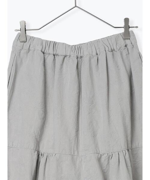 TSUHARU by Samansa Mos2（ツハルバイサマンサモスモス）の「【tukuroi】コットンジャカード製品染め裾フリルパンツ《WEB限定》（その他パンツ・レディース・ピンク/モカ/キナリ/ブラック/グレー・F）」の17枚目の写真