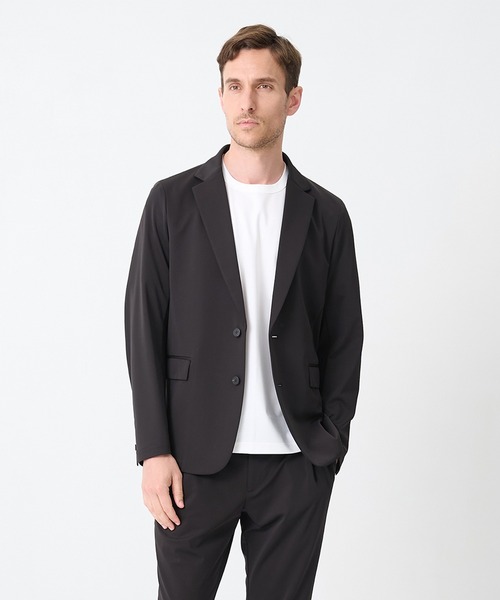 THE TOKYO(ザトウキョウ)の「【THE TOKYO/ザトウキョウ】Light Matte Stretch Jersey Shape Jacket(テーラードジャケット・メンズ・ダークブラウン/ブラック・48/46/44)」の1枚目の写真