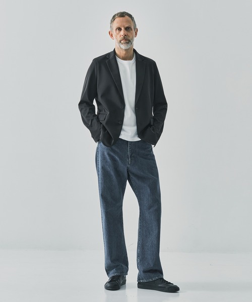 THE TOKYO(ザトウキョウ)の「【THE TOKYO/ザトウキョウ】Light Matte Stretch Jersey Shape Jacket(テーラードジャケット・メンズ・ダークブラウン/ブラック・48/46/44)」の9枚目の写真