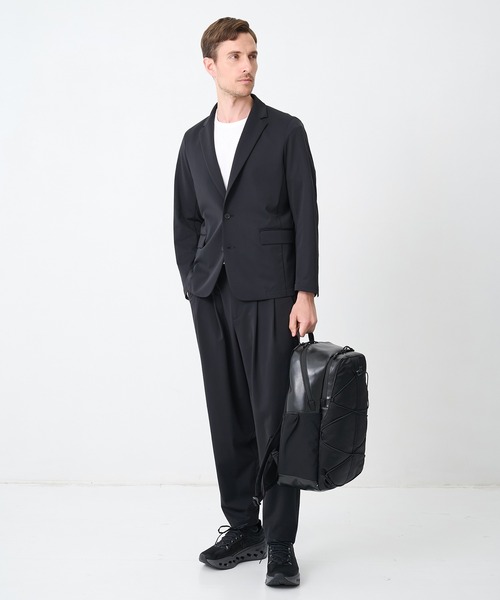 THE TOKYO(ザトウキョウ)の「【THE TOKYO/ザトウキョウ】Light Matte Stretch Jersey Shape Jacket(テーラードジャケット・メンズ・ダークブラウン/ブラック・48/46/44)」の13枚目の写真