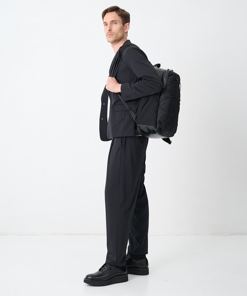 THE TOKYO(ザトウキョウ)の「【THE TOKYO/ザトウキョウ】Light Matte Stretch Jersey Shape Jacket(テーラードジャケット・メンズ・ダークブラウン/ブラック・48/46/44)」の14枚目の写真