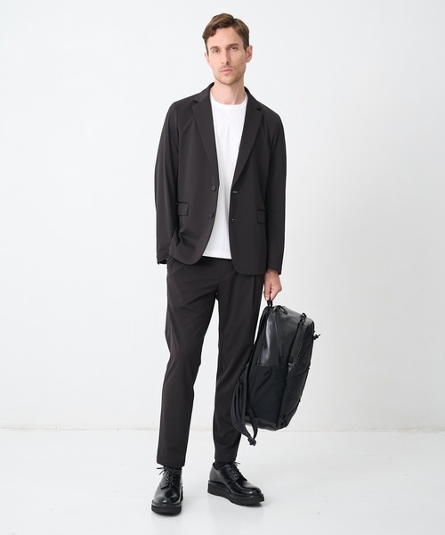 THE TOKYO(ザトウキョウ)の「【THE TOKYO/ザトウキョウ】Light Matte Stretch Jersey Shape Jacket(テーラードジャケット・メンズ・ダークブラウン/ブラック・48/46/44)」の17枚目の写真