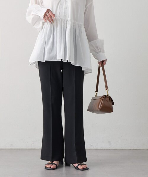 DISCOAT（ディスコート）の「【Noka】サイドスリットセミフレアパンツ（その他パンツ・レディース・ブラック/ブラウン/ホワイト系その他・FREE）」の18枚目の写真