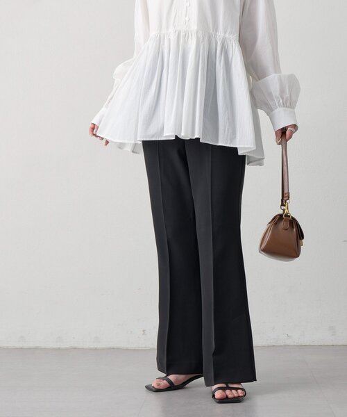 DISCOAT（ディスコート）の「【Noka】サイドスリットセミフレアパンツ（その他パンツ・レディース・ブラック/ブラウン/ホワイト系その他・FREE）」の22枚目の写真