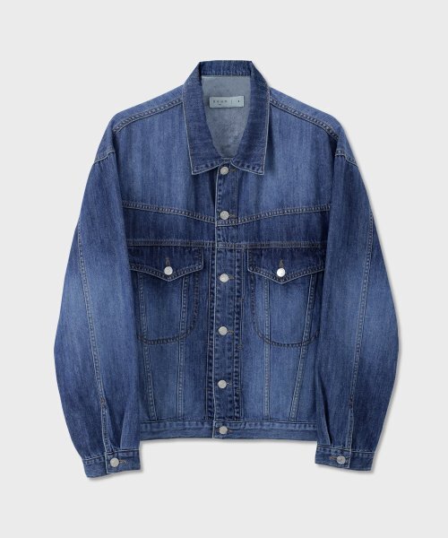 NOUN(ノウン)の「trucker denim jacket (blue)(デニムジャケット・メンズ・その他・1/2)」の1枚目の写真
