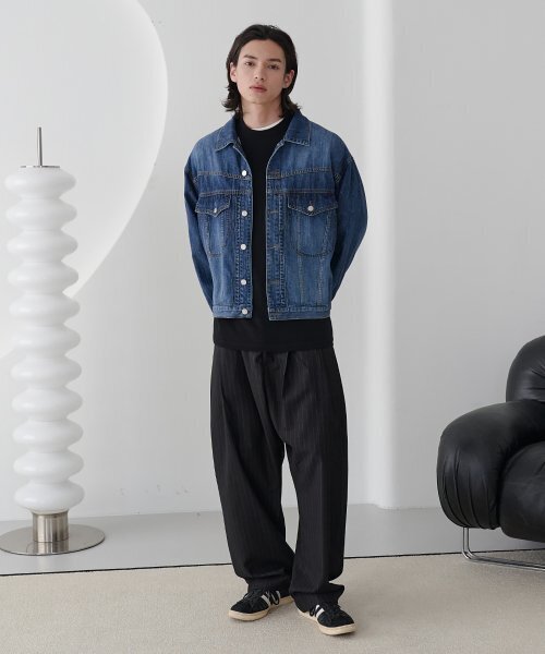 NOUN(ノウン)の「trucker denim jacket (blue)(デニムジャケット・メンズ・その他・1/2)」の3枚目の写真