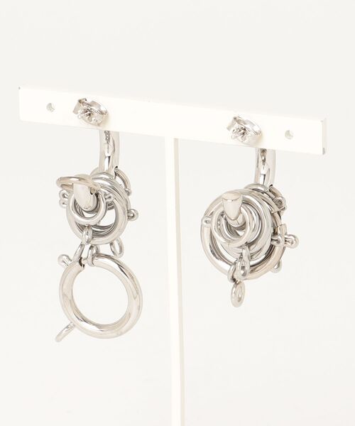 JUSTINE CLENQUET（ジュスティーヌクランケ）の「JUSTINE CLENQUET/ジュスティーヌ・クランケ/JAY EARRINGS（ピアス（両耳用）・レディース・シルバー・F）」の2枚目の写真