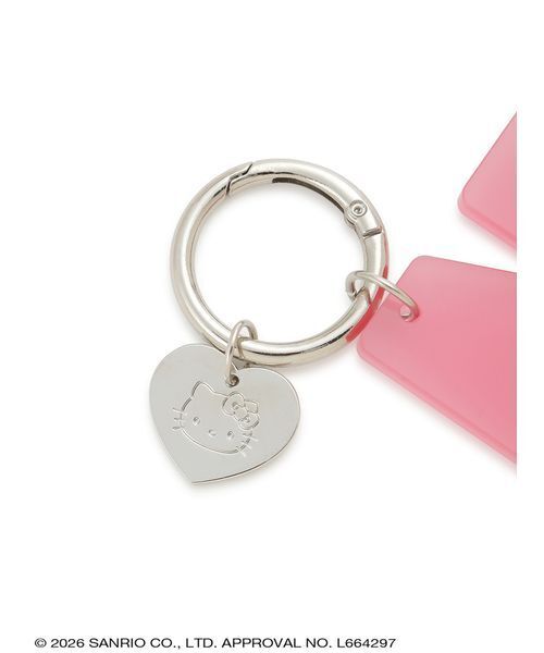 sanrio house(サンリオハウス)の「ハローキティイニシャルチャーム【N】(キーケース/キーアクセサリー・レディース・ライトブルー/ホワイト/ライトピンク/ブラック・F)」の9枚目の写真