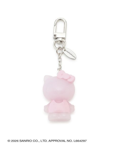 sanrio house(サンリオハウス)の「ハローキティイニシャルチャーム【N】(キーケース/キーアクセサリー・レディース・ライトブルー/ホワイト/ライトピンク/ブラック・F)」の11枚目の写真