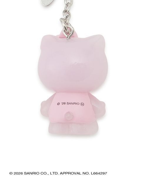 sanrio house(サンリオハウス)の「ハローキティイニシャルチャーム【N】(キーケース/キーアクセサリー・レディース・ライトブルー/ホワイト/ライトピンク/ブラック・F)」の15枚目の写真