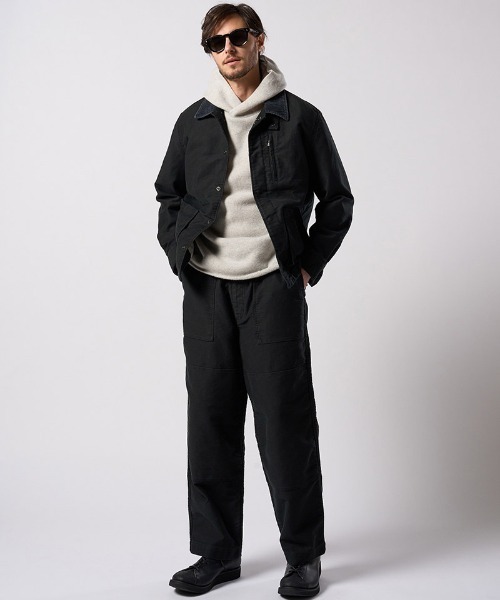wjk(ダヴルジェイケイ)の「mpa4094- back pile hoodie パイルパーカー(6886 wn07j)(パーカー・メンズ・ライトベージュ/ブラック/ライトグレー・S/M/L/XL)」の12枚目の写真