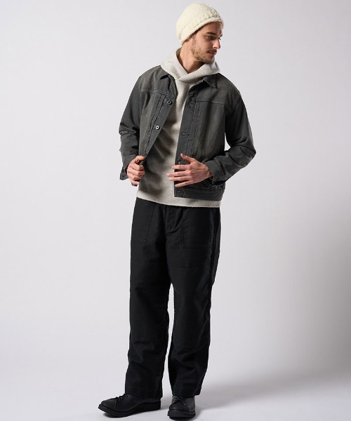 wjk(ダヴルジェイケイ)の「mpa4094- back pile hoodie パイルパーカー(6886 wn07j)(パーカー・メンズ・ライトベージュ/ブラック/ライトグレー・S/M/L/XL)」の13枚目の写真