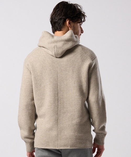 wjk(ダヴルジェイケイ)の「mpa4094- back pile hoodie パイルパーカー(6886 wn07j)(パーカー・メンズ・ライトベージュ/ブラック/ライトグレー・S/M/L/XL)」の17枚目の写真