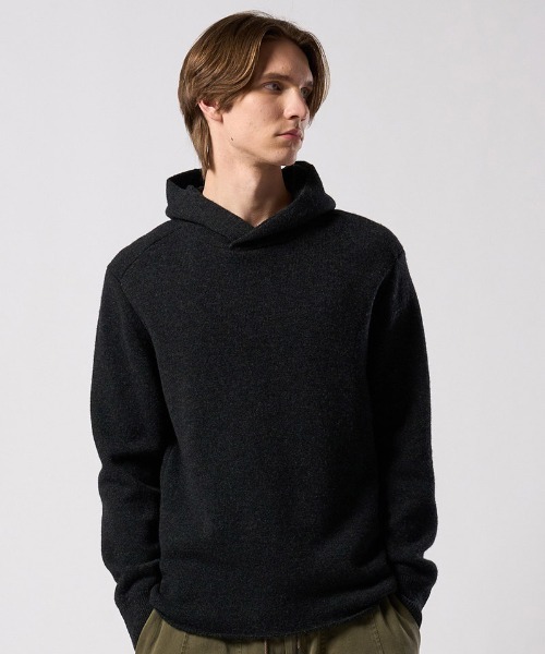 wjk(ダヴルジェイケイ)の「mpa4094- back pile hoodie パイルパーカー(6886 wn07j)(パーカー・メンズ・ライトベージュ/ブラック/ライトグレー・S/M/L/XL)」の20枚目の写真