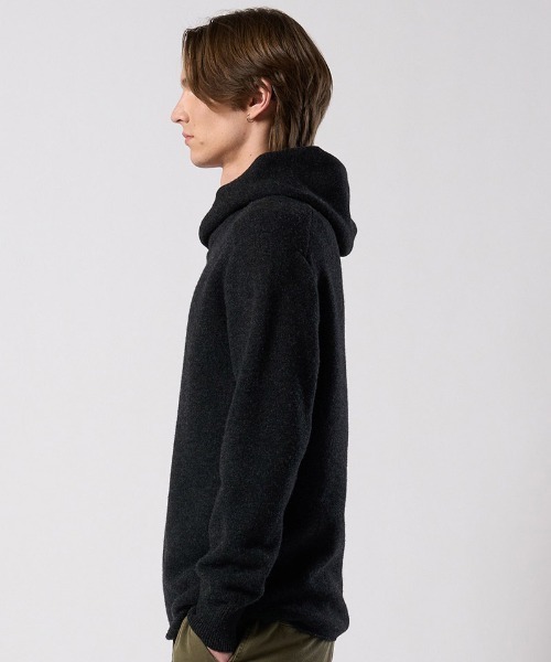 wjk(ダヴルジェイケイ)の「mpa4094- back pile hoodie パイルパーカー(6886 wn07j)(パーカー・メンズ・ライトベージュ/ブラック/ライトグレー・S/M/L/XL)」の21枚目の写真
