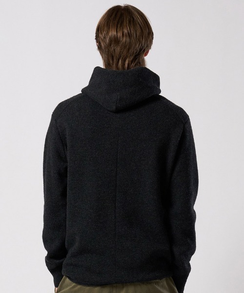 wjk(ダヴルジェイケイ)の「mpa4094- back pile hoodie パイルパーカー(6886 wn07j)(パーカー・メンズ・ライトベージュ/ブラック/ライトグレー・S/M/L/XL)」の22枚目の写真