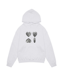 ARIGHTANGLE（アライトアングル）の「SILVER HEART HOODIE (2 COLOR)（パーカー）」