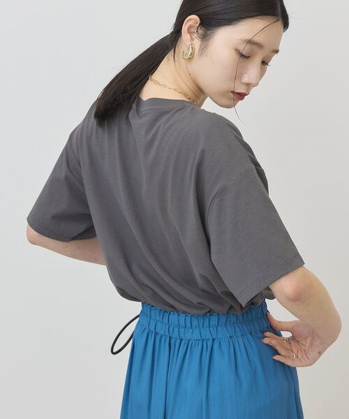 AMERICAN HOLIC(アメリカンホリック)の「メッセージロゴTシャツ(Tシャツ/カットソー・レディース・オフホワイト/チャコールグレー/ホワイト系その他・M/L)」の11枚目の写真
