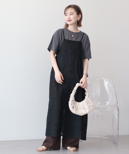 AMERICAN HOLIC(アメリカンホリック)の「メッセージロゴTシャツ(Tシャツ/カットソー・レディース・オフホワイト/チャコールグレー/ホワイト系その他・M/L)」の8枚目の写真