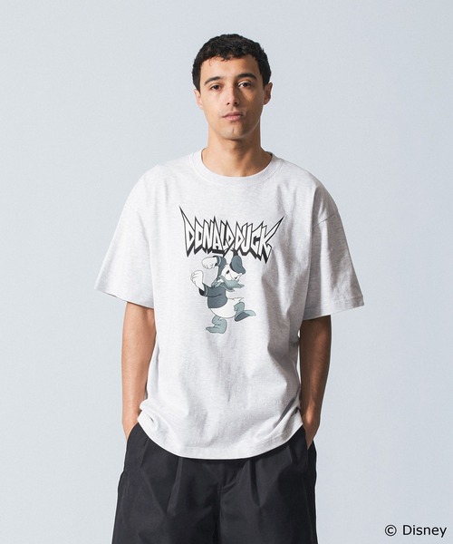 Disney(ディズニー)の「Donald Duck / S/S TEE(Tシャツ/カットソー・メンズ・ブラック/アッシュ/ホワイト・XL/L/M)」の1枚目の写真