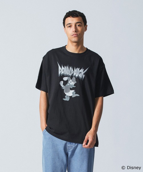 Disney(ディズニー)の「Donald Duck / S/S TEE(Tシャツ/カットソー・メンズ・ブラック/アッシュ/ホワイト・XL/L/M)」の3枚目の写真