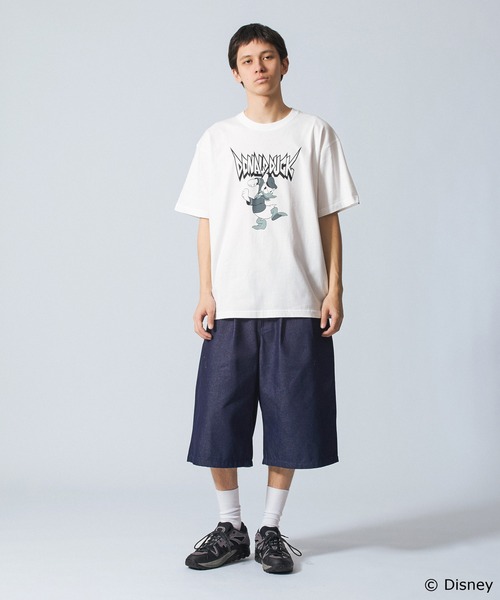 Disney(ディズニー)の「Donald Duck / S/S TEE(Tシャツ/カットソー・メンズ・ブラック/アッシュ/ホワイト・XL/L/M)」の4枚目の写真