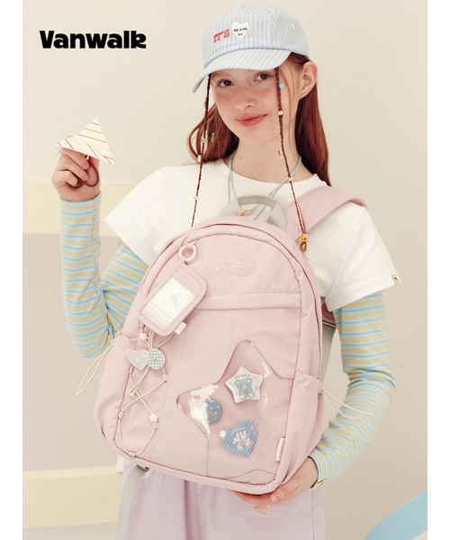 VANWALK（バンウォーク）の「Star Bubble Backpack [Pink]（バックパック/リュック・レディース・ピンク・FREE）」の2枚目の写真