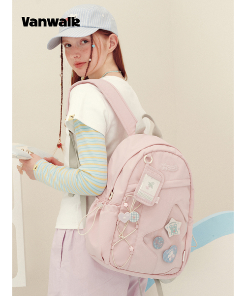 VANWALK（バンウォーク）の「Star Bubble Backpack [Pink]（バックパック/リュック・レディース・ピンク・FREE）」の4枚目の写真