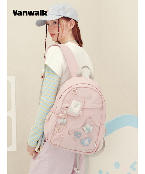 VANWALK（バンウォーク）の「Star Bubble Backpack [Pink]（バックパック/リュック・レディース・ピンク・FREE）」の5枚目の写真