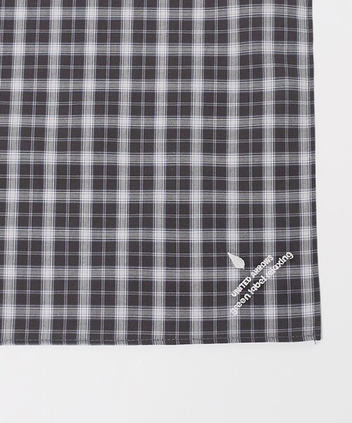 green label relaxing(グリーンレーベルリラクシング)の「GLR ファイン エンブロイダリー 刺しゅう ハンカチ(バンダナ/スカーフ・メンズ・ブラウン系/ベージュ/ロイヤルブルー/レッド/ナチュラル/ブラック・FREE)」の18枚目の写真