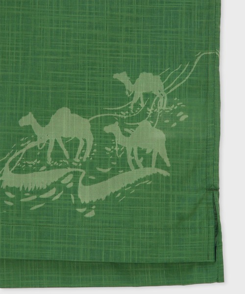 Paul Smith(ポールスミス)の「"Travels Toile" オープンカラーシャツ / 163640 332(シャツ/ブラウス・メンズ・グリーン/キナリ・X-LARGE/LARGE/MEDIUM/SMALL)」の4枚目の写真