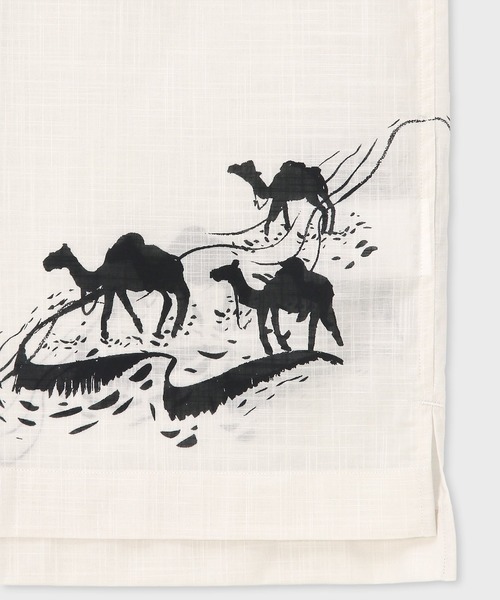 Paul Smith(ポールスミス)の「"Travels Toile" オープンカラーシャツ / 163640 332(シャツ/ブラウス・メンズ・グリーン/キナリ・X-LARGE/LARGE/MEDIUM/SMALL)」の8枚目の写真