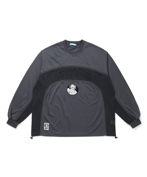 ICECREAM(アイスクリーム)の「MESH LS SHIRT(Tシャツ/カットソー・メンズ・ブルー/グレー/ブラック・LARGE/MEDIUM)」の3枚目の写真